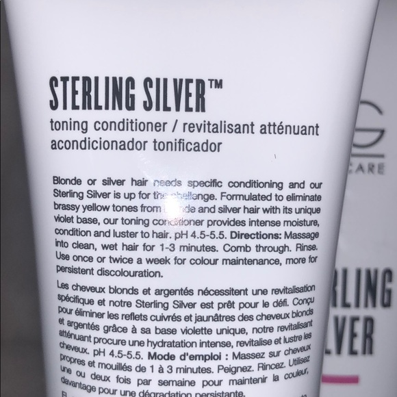AG - Sterling Silver - toning conditioner 2 bottles - Picture 3 of 4